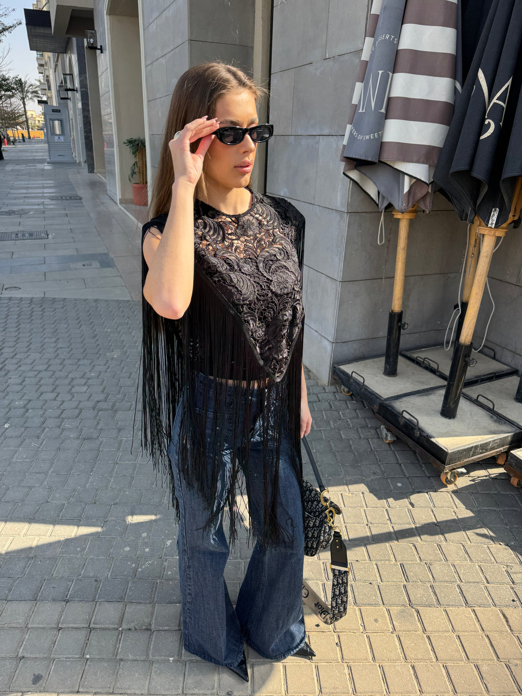 Fringed Lace Top (Coachella Collection)