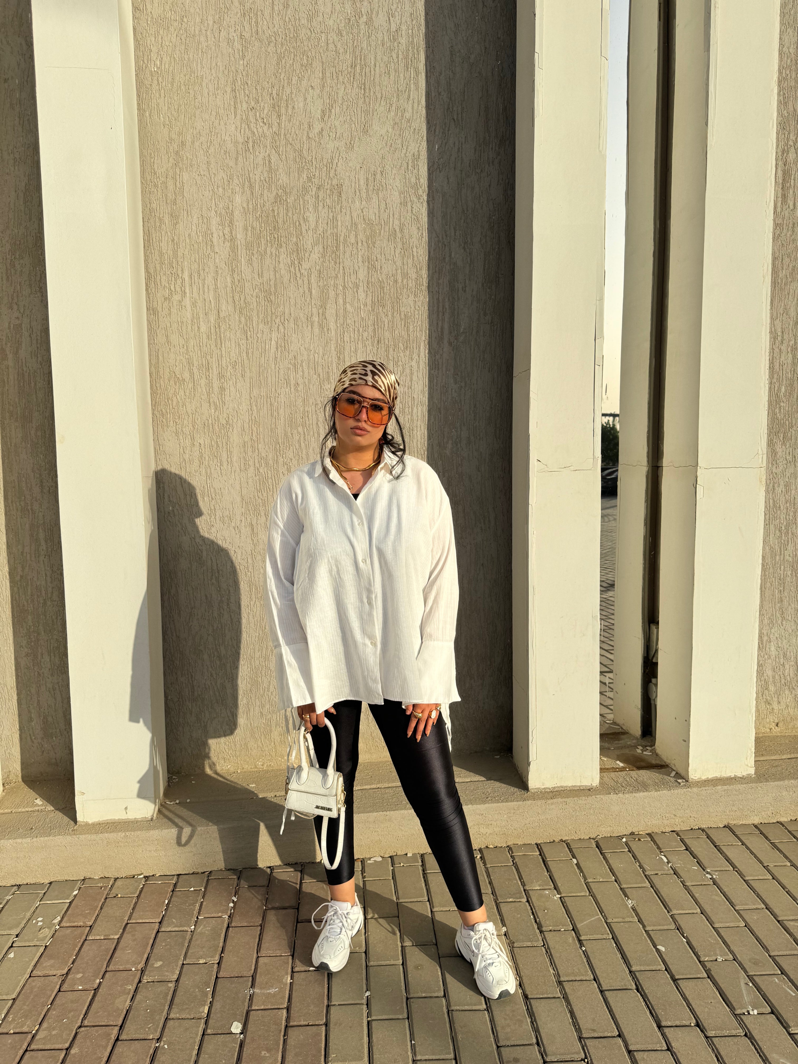 Linen White Overshirt