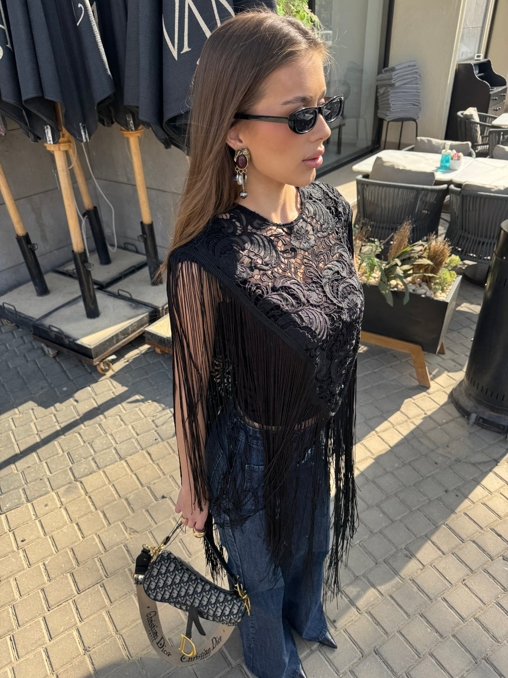 Fringed Lace Top (Coachella Collection)