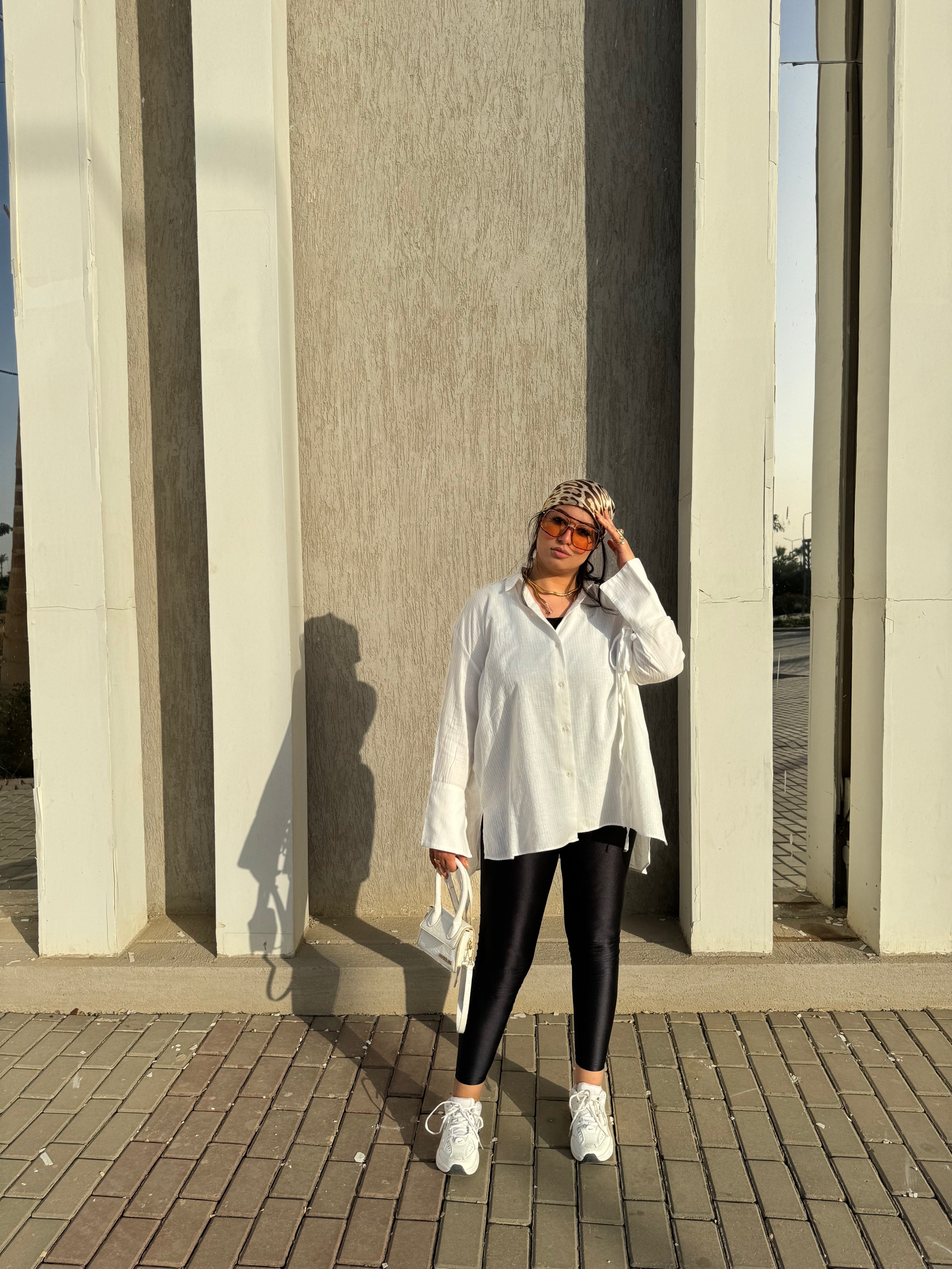 Linen White Overshirt